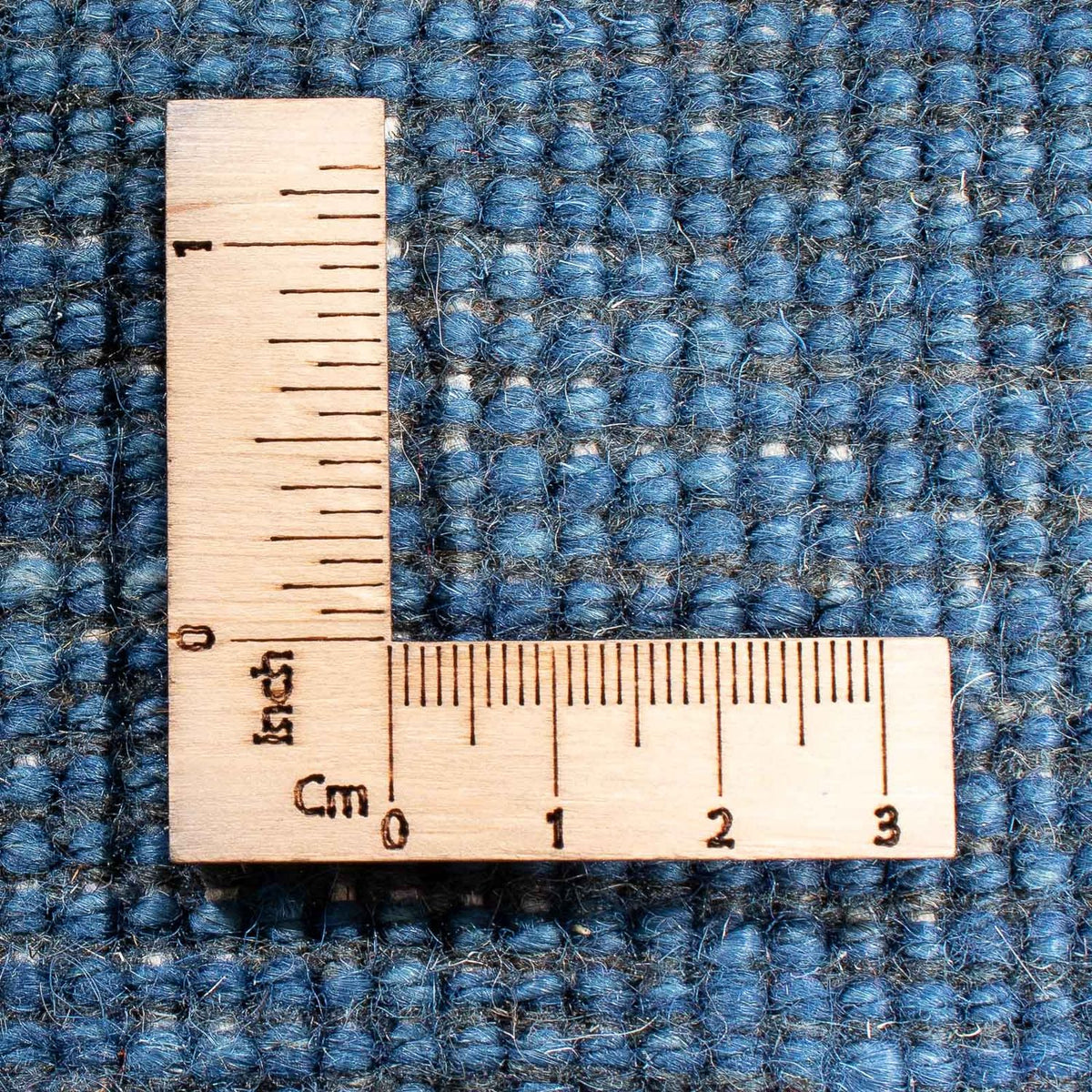 Dywan Gabbeh - perski - 145 x 106 cm - niebieski