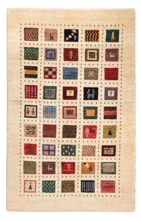 Dywan Gabbeh - Loribaft Perski - 156 x 94 cm - wielokolorowy