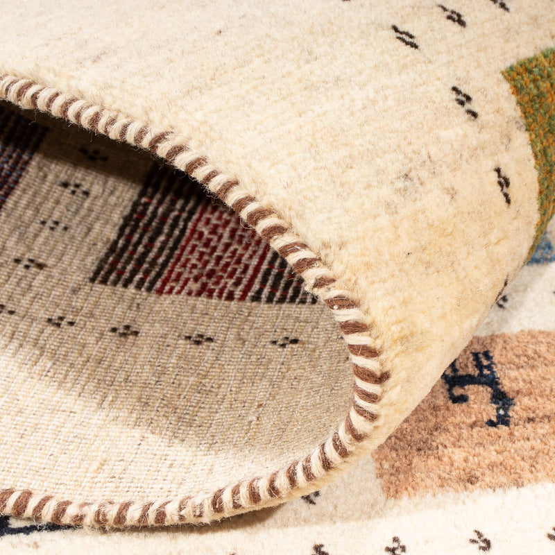 Dywan Gabbeh - Loribaft Perski - 156 x 94 cm - wielokolorowy