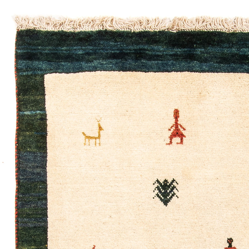 Dywan Gabbeh - perski - 152 x 100 cm - wielokolorowy