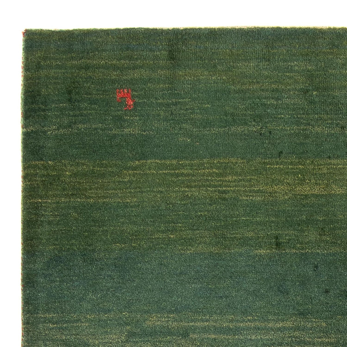 Dywan Gabbeh - perski - 200 x 150 cm - zielona