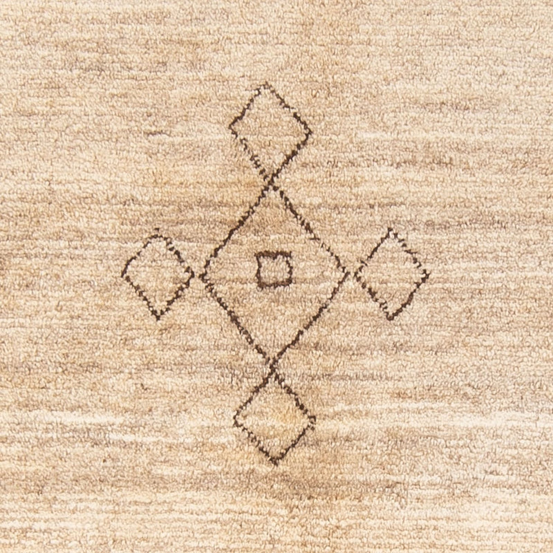 Dywan berberyjski - 205 x 158 cm - beżowy