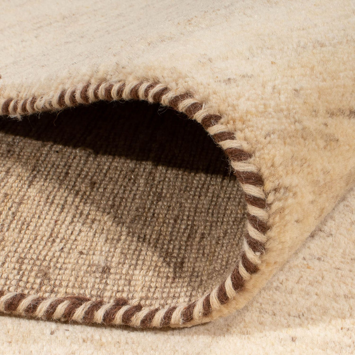 Dywan Gabbeh - perski - 247 x 178 cm - beżowy