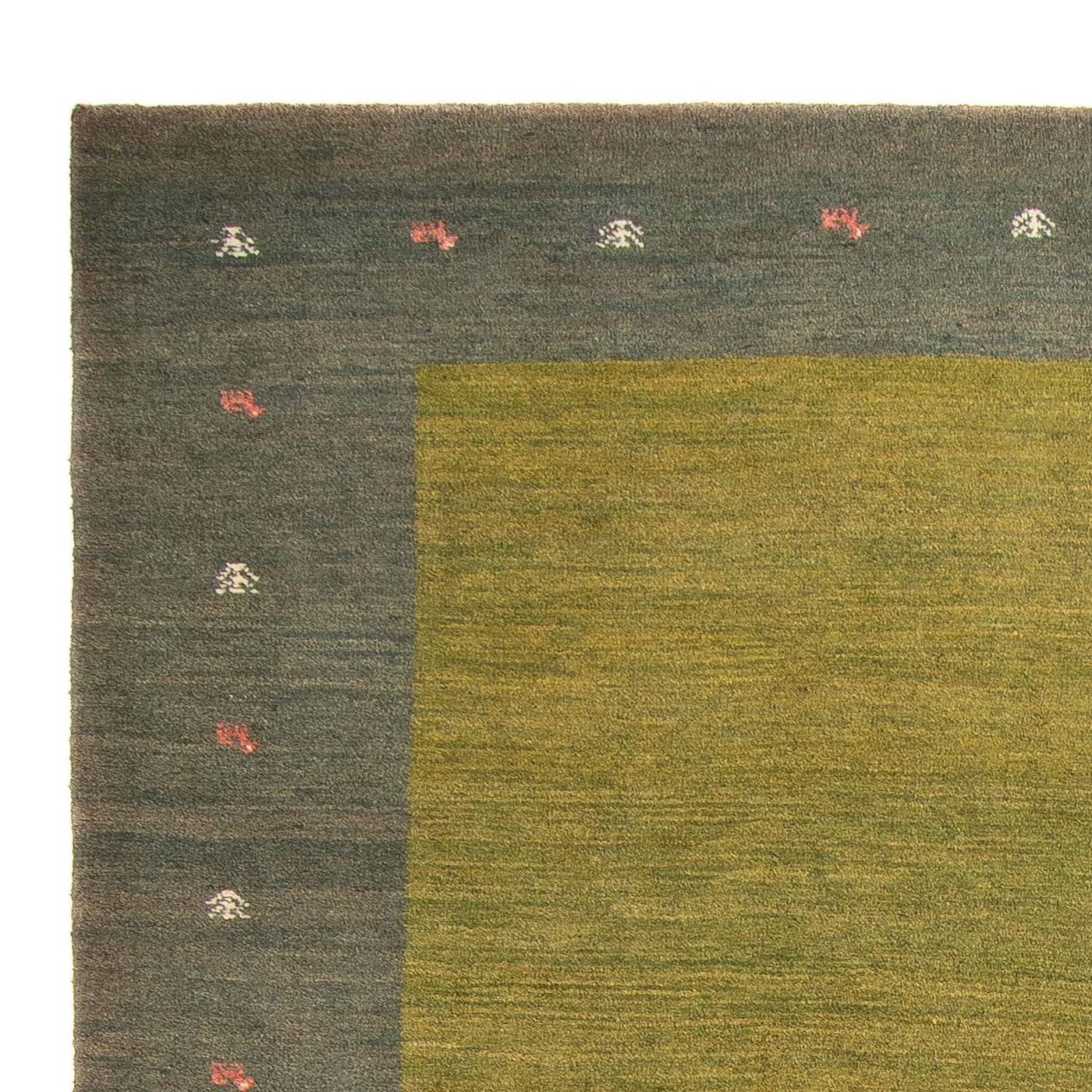 Dywan Gabbeh - perski - 302 x 200 cm - zielona
