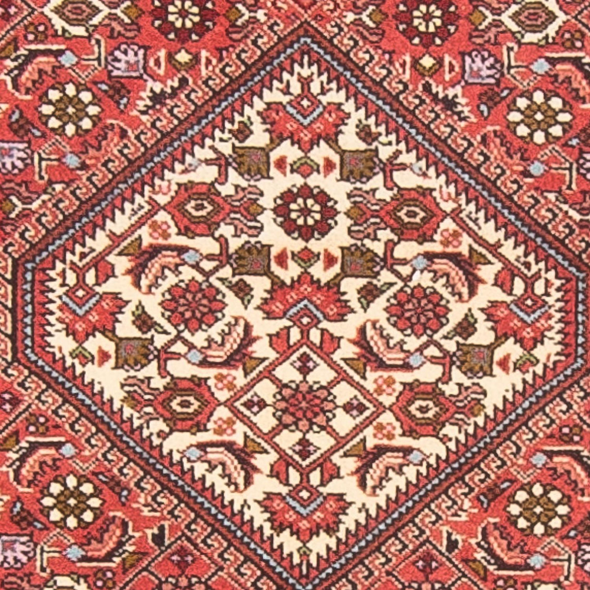 Biegacz Perski dywan - Bijar - Royal - 270 x 82 cm - czerwony
