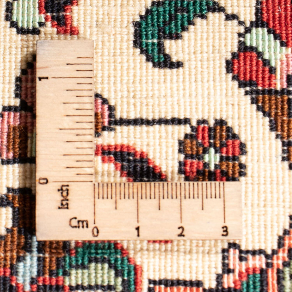 Biegacz Perski dywan - Bijar - Royal - 244 x 73 cm - beżowy