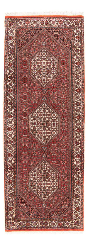 Biegacz Dywan perski - Bijar - 236 x 80 cm - czerwony