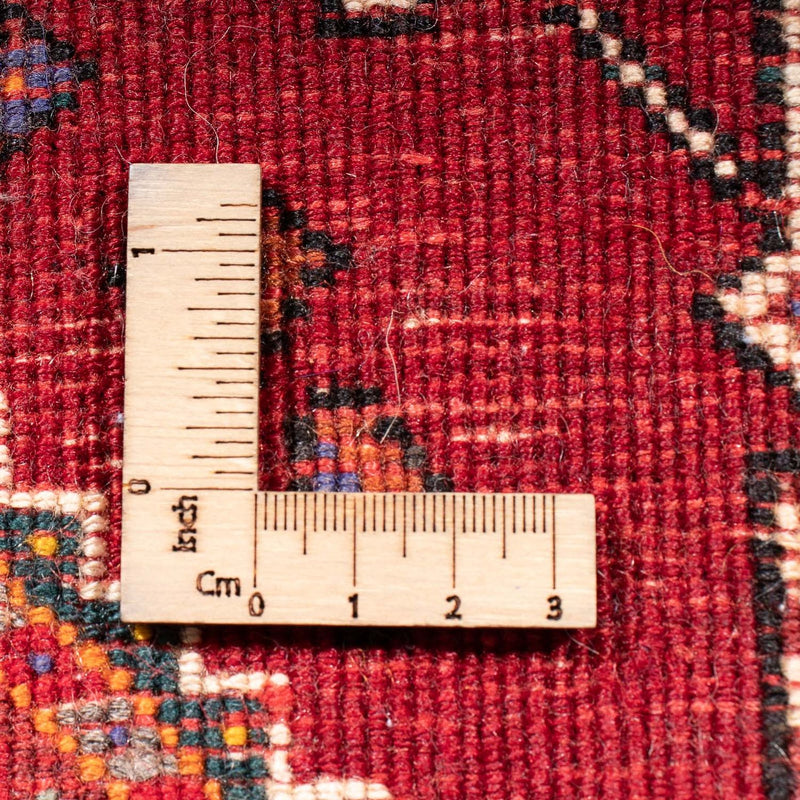 Biegacz Dywan Gabbeh - Kashkuli perski - 234 x 82 cm - czerwony