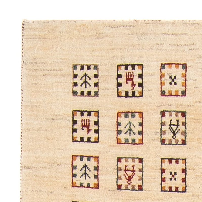 Biegacz Dywan Gabbeh - Loribaft Perski - 193 x 82 cm - wielokolorowy