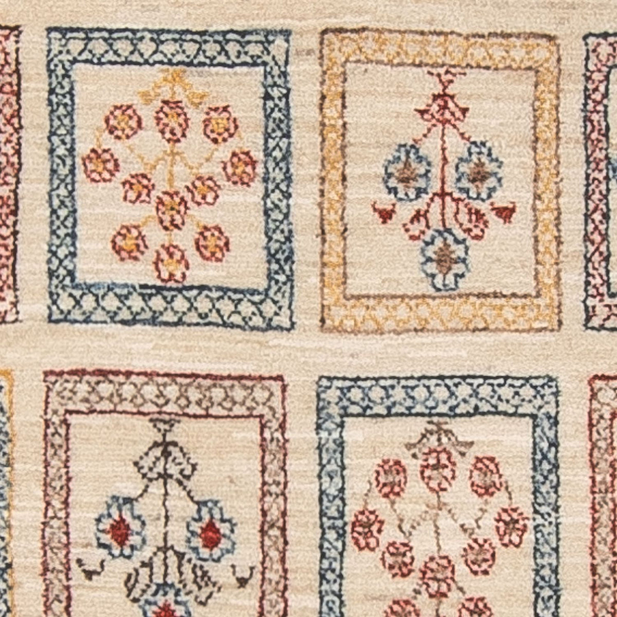 Biegacz Dywan Gabbeh - Loribaft Perski - 193 x 84 cm - wielokolorowy