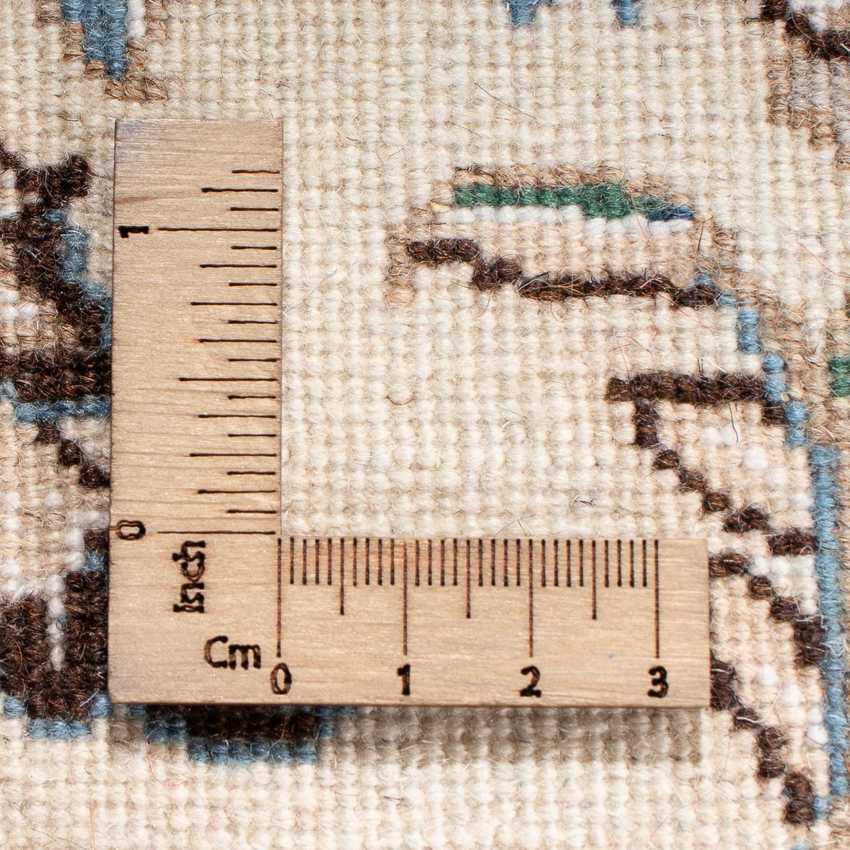 Biegacz Dywan perski - Nain - Królewski - 208 x 82 cm - beżowy