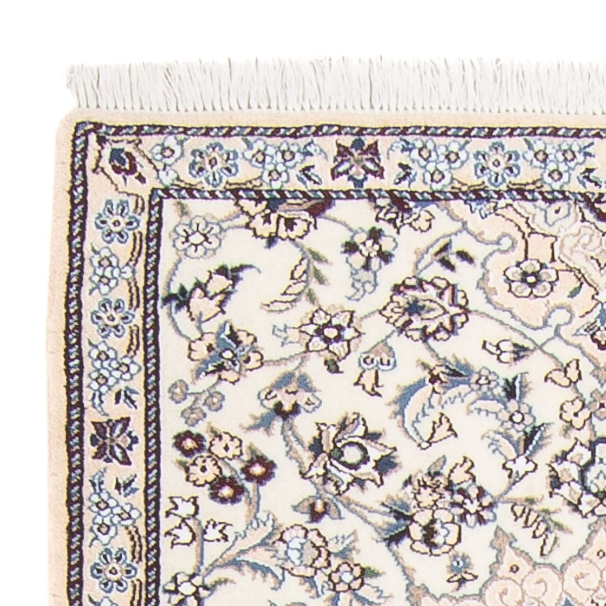 Biegacz Dywan perski - Nain - Królewski - 210 x 82 cm - beżowy