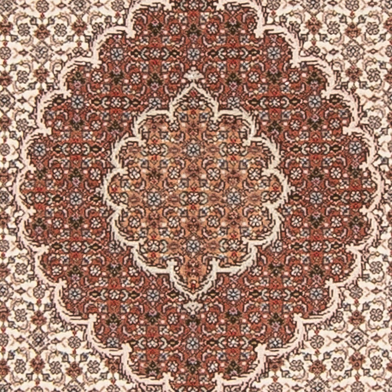 Biegacz Dywan perski - Tabriz - Królewski - 212 x 82 cm - beżowy