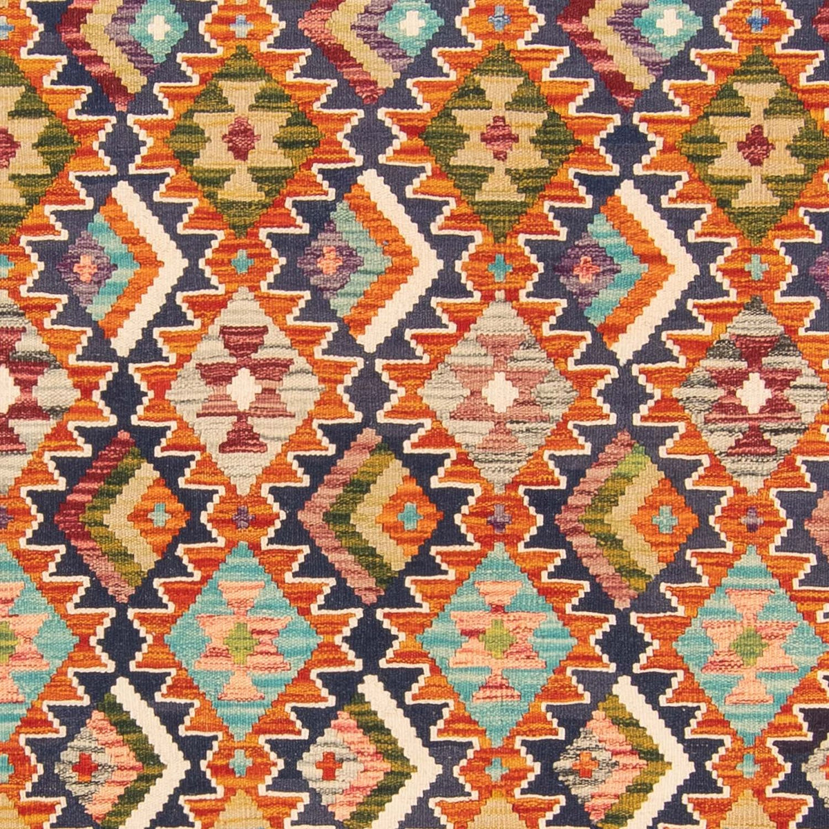 Dywan Kelim - Orientalny - 250 x 184 cm - wielokolorowy