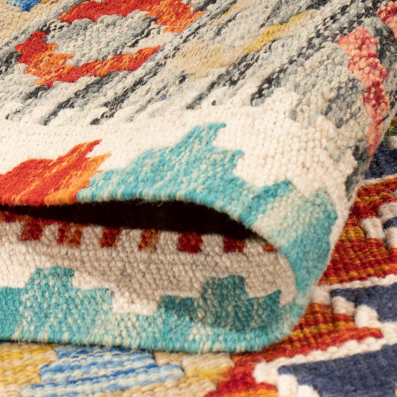 Dywan Kelim - Orientalny - 250 x 184 cm - wielokolorowy