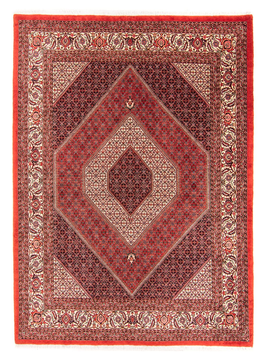 Perski dywan - Bijar - Royal - 240 x 175 cm - czerwony