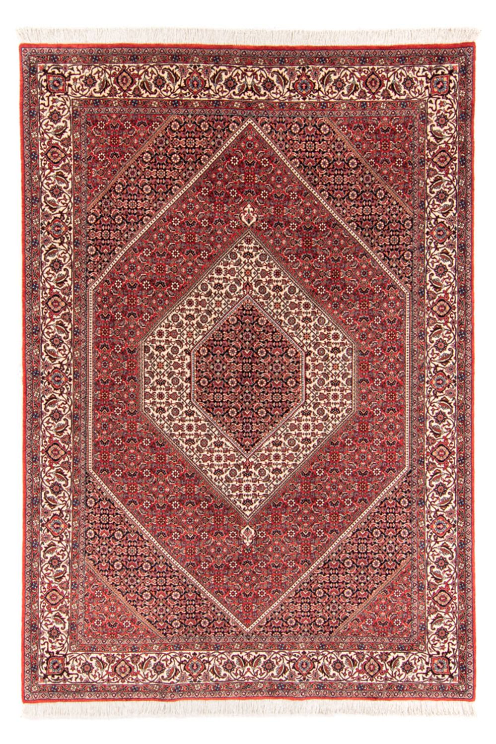 Perski dywan - Bijar - Royal - 252 x 174 cm - czerwony