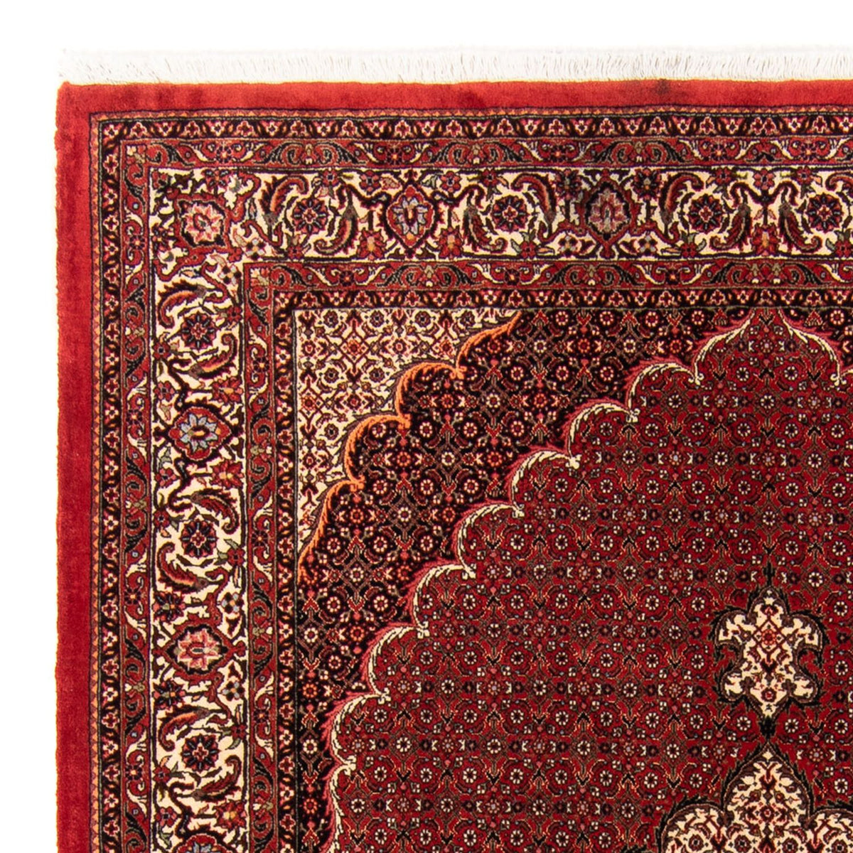 Perski dywan - Bijar - Royal - 234 x 168 cm - czerwony