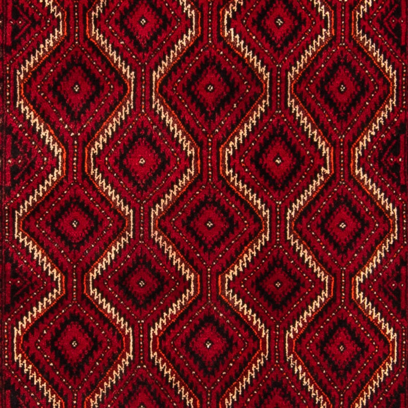 Biegacz Dywan beludżycki - 198 x 92 cm - czerwony