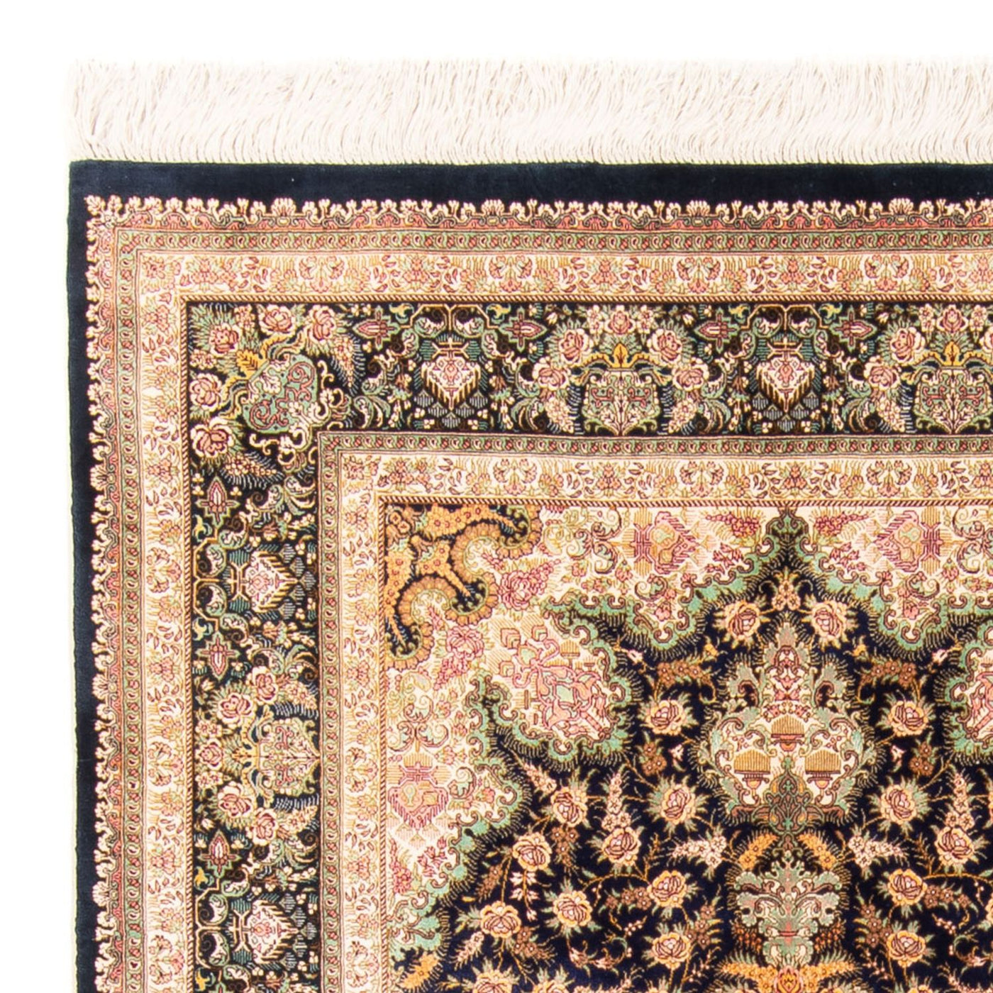 Qom jedwab Dywan 152x102cm - Dywan perski