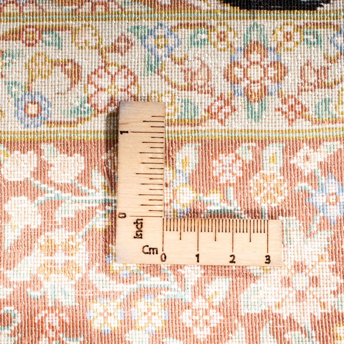 Jedwabny dywan - Ghom Silk - Premium - 154 x 101 cm - ciemnoniebieski