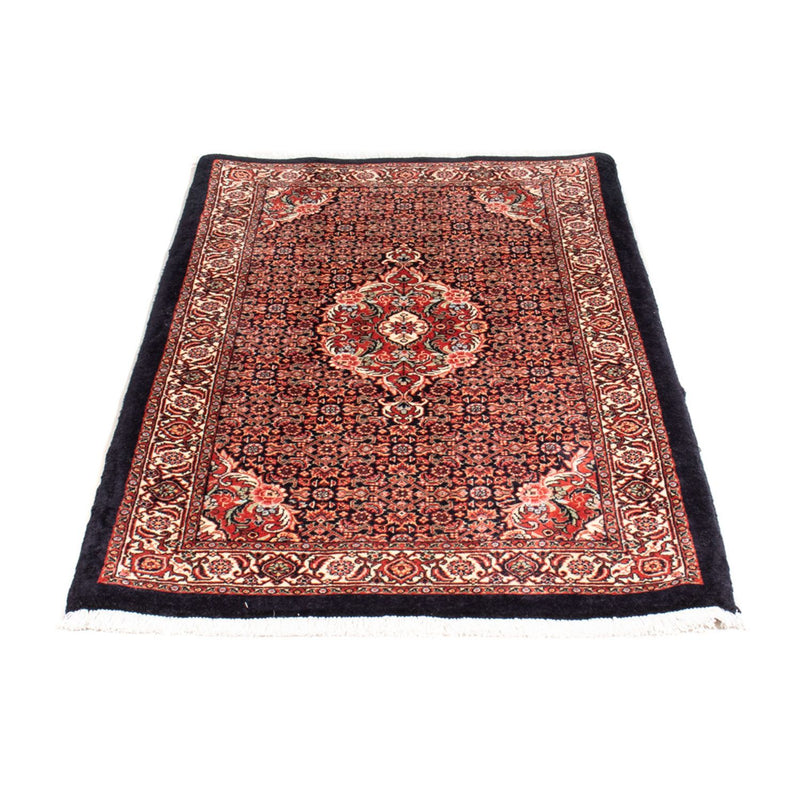 Dywan perski - Bijar - 145 x 72 cm - ciemnoniebieski