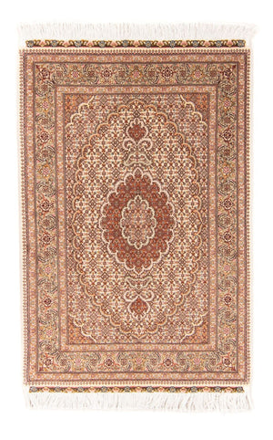 Dywan perski - Tabriz - Królewski - 130 x 75 cm - beżowy
