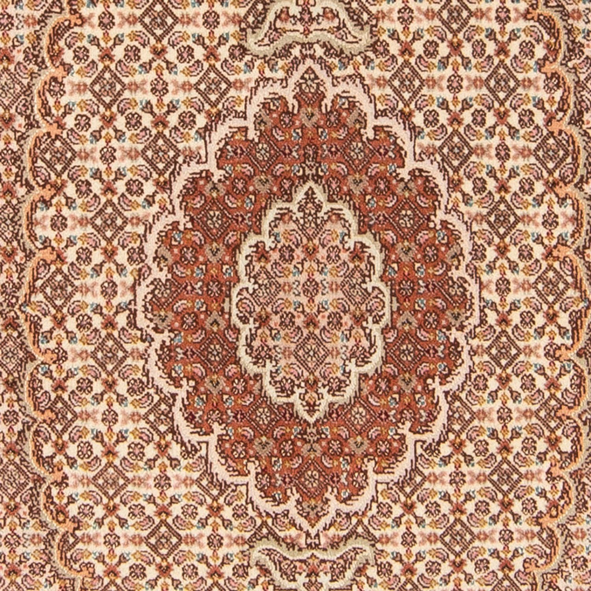 Dywan perski - Tabriz - Królewski - 130 x 75 cm - beżowy