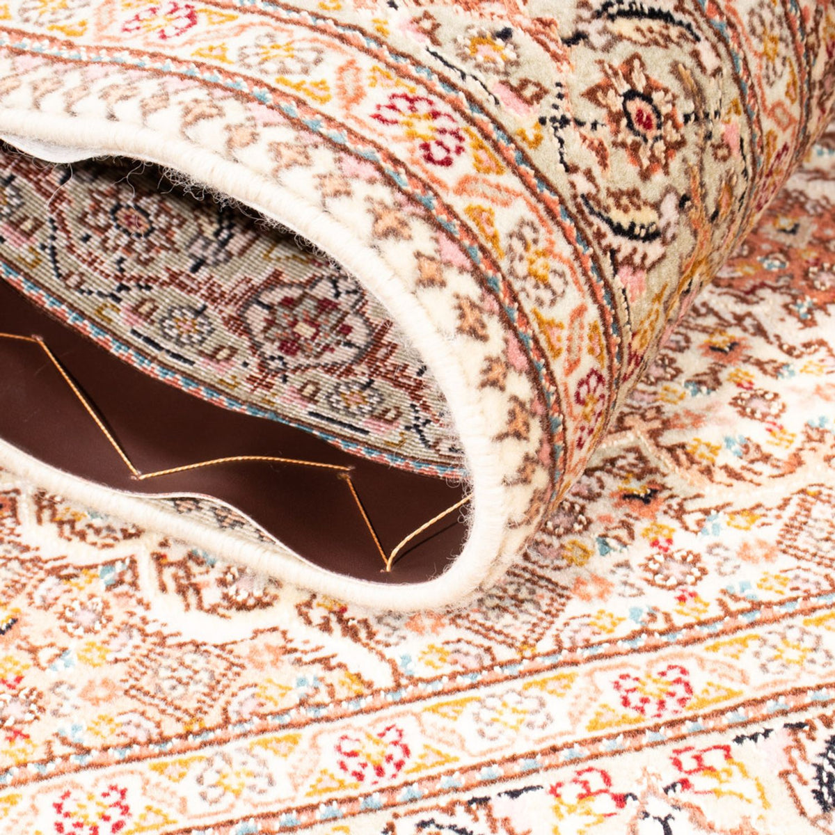 Dywan perski - Tabriz - Królewski - 130 x 75 cm - beżowy