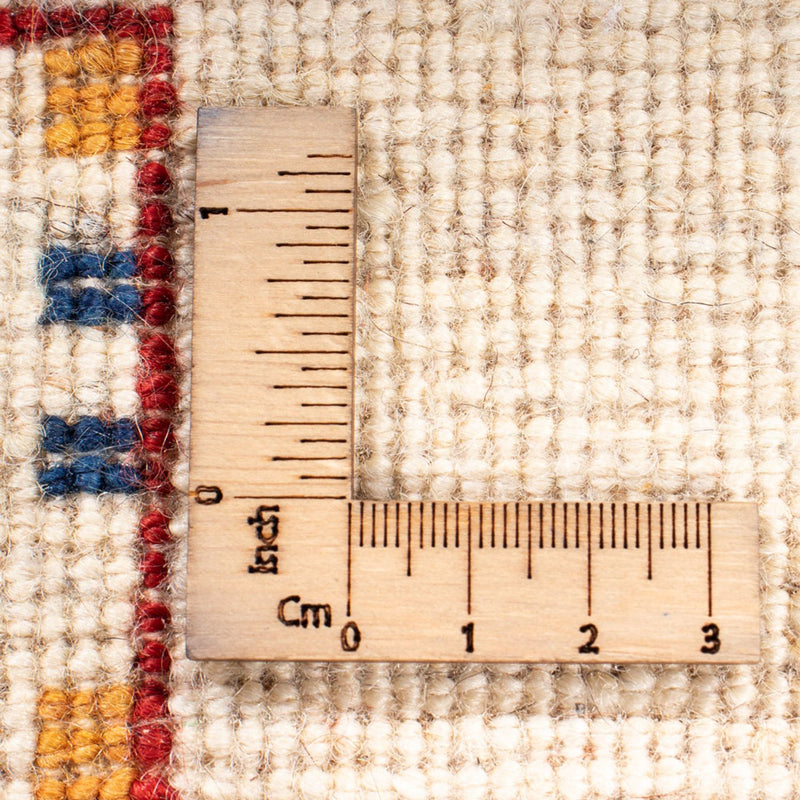 Biegacz Dywan Gabbeh - Loribaft Perski - 200 x 82 cm - beżowy