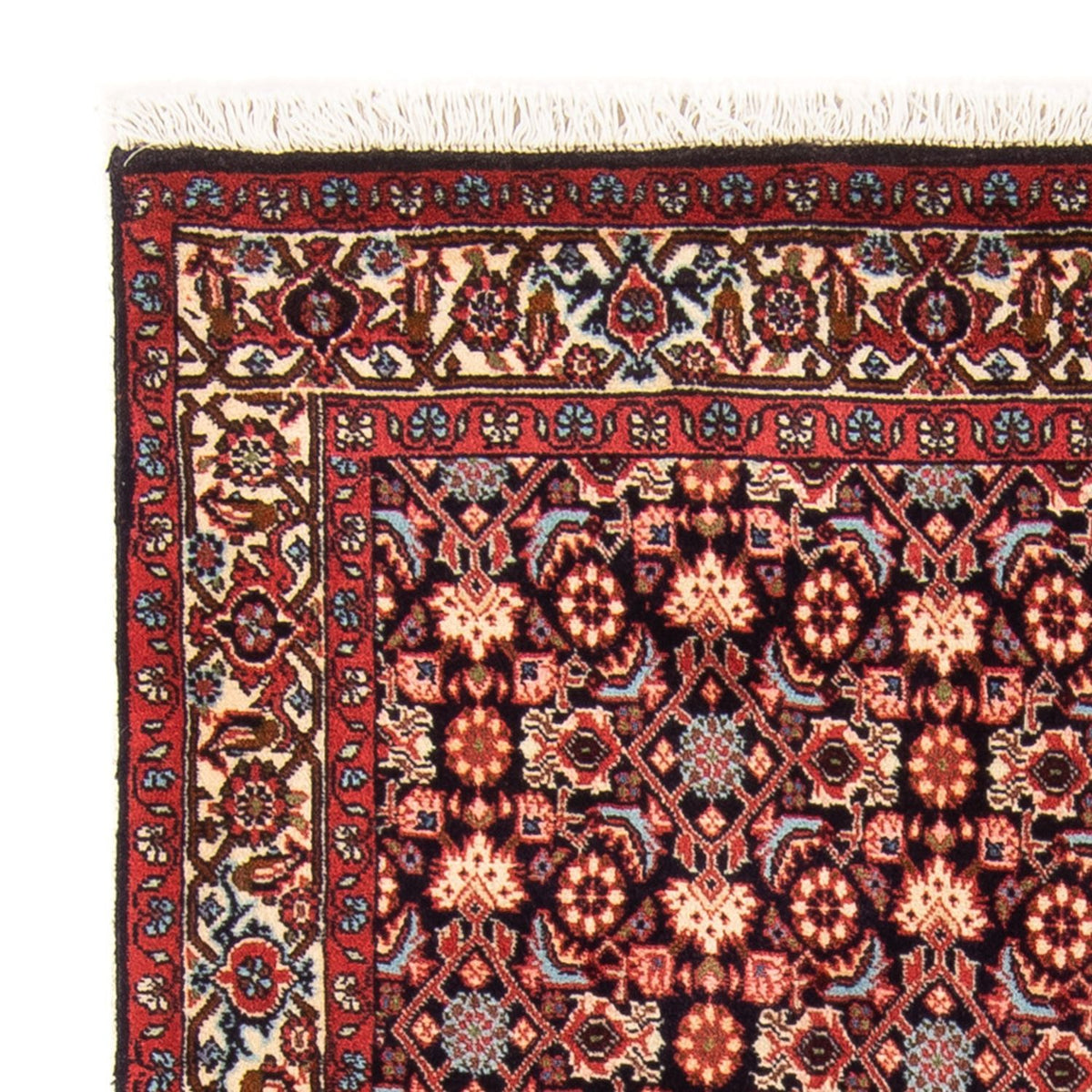 Perski dywan - Bijar - Royal - 149 x 85 cm - ciemnoniebieski