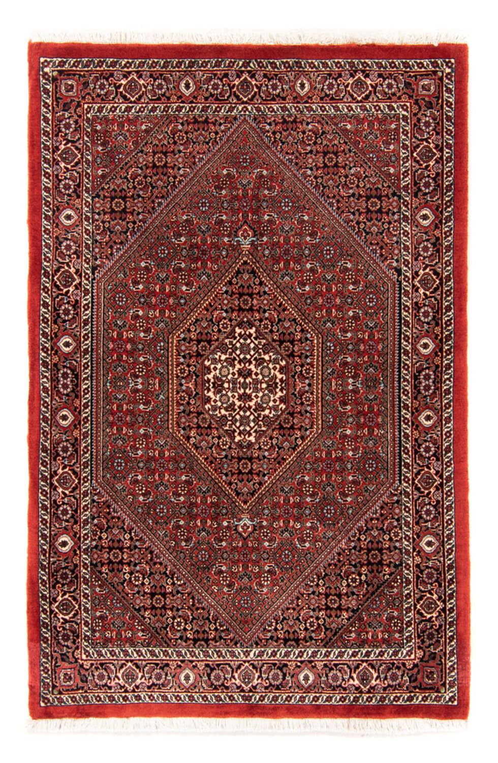 Perski dywan - Bijar - Royal - 140 x 92 cm - czerwony