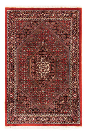 Perski dywan - Bijar - Royal - 140 x 92 cm - czerwony
