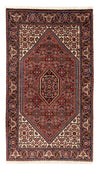 Bidjar - Takab Dywan 82x140cm - Dywan perski - Prostokątny / Czerwony / 82 x 140 cm Prostokątny