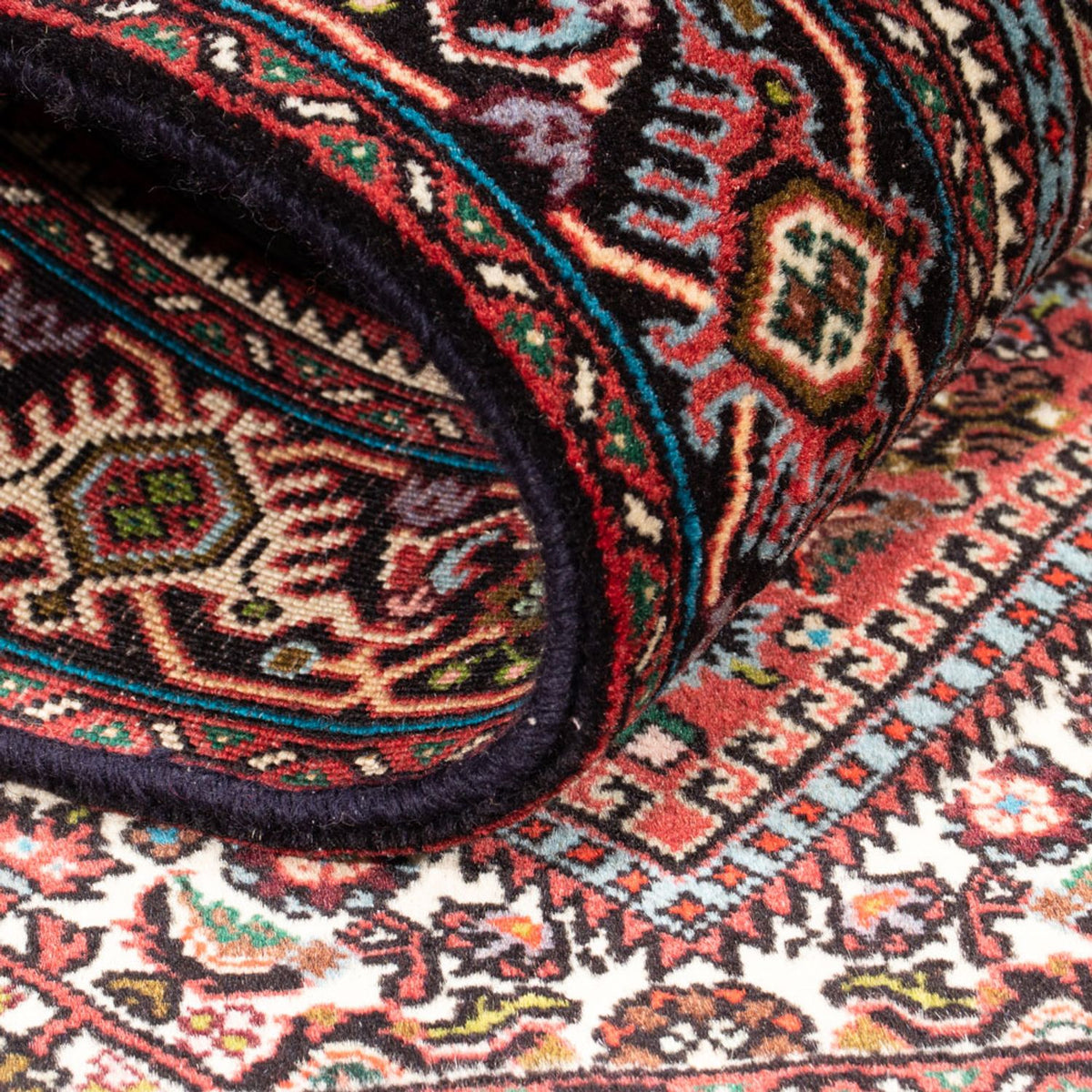 Perski dywan - Bijar - Royal - 140 x 82 cm - czerwony