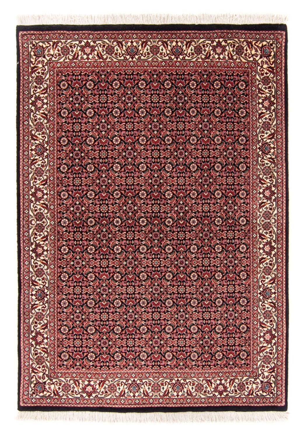 Perski dywan - Bijar - Royal - 163 x 111 cm - ciemnoniebieski