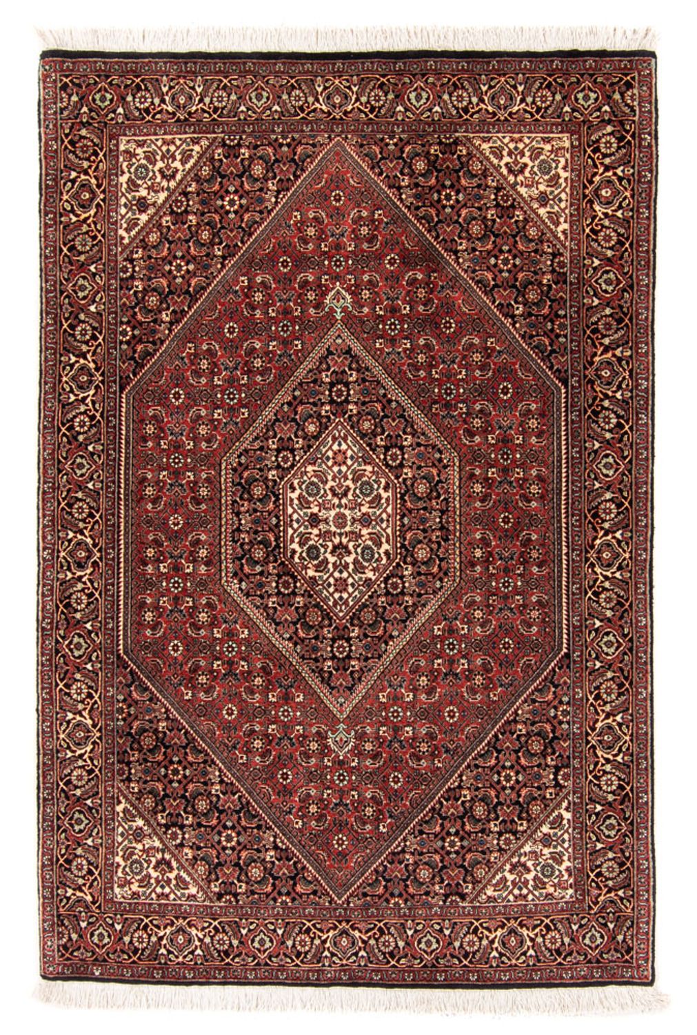 Perski dywan - Bijar - Royal - 181 x 112 cm - czerwony