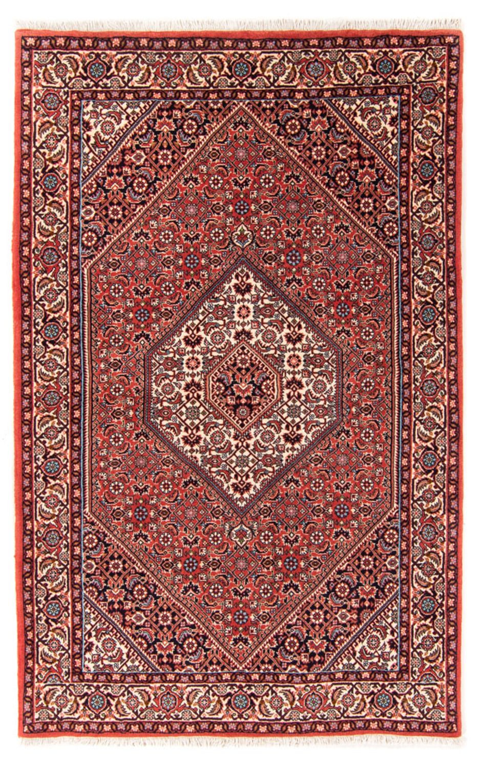 Perski dywan - Bijar - Royal - 181 x 112 cm - czerwony