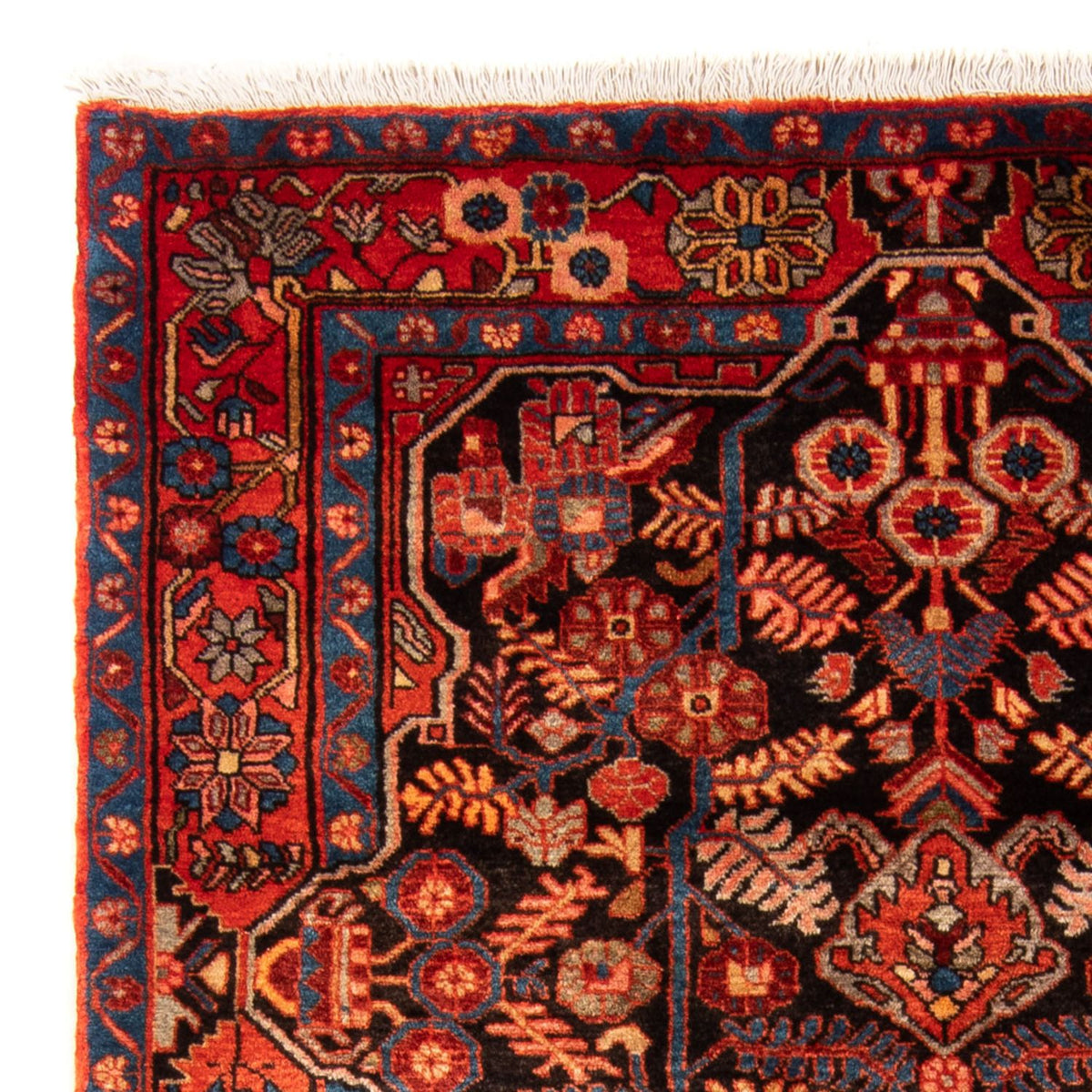 Perski dywan - Nomadyczny - 196 x 122 cm - ciemnoniebieski