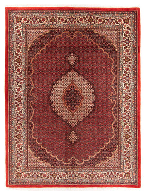 Perski dywan - Bijar - Royal - 209 x 153 cm - czerwony