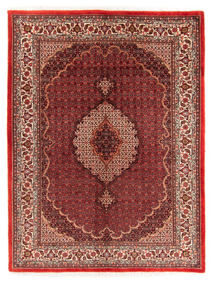 Perski dywan - Bijar - Royal - 209 x 153 cm - czerwony