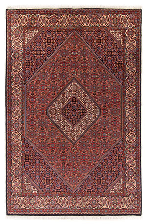 Perski dywan - Bijar - Royal - 214 x 160 cm - czerwony