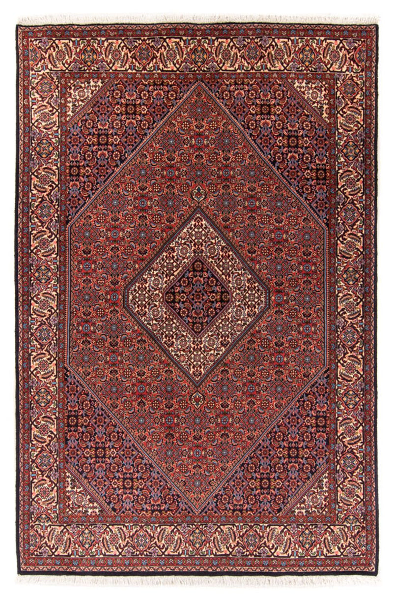 Perski dywan - Bijar - Royal - 214 x 160 cm - czerwony