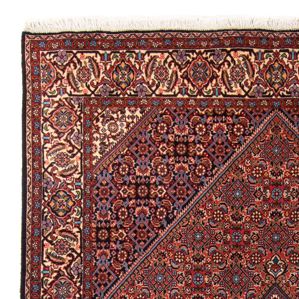Perski dywan - Bijar - Royal - 214 x 160 cm - czerwony