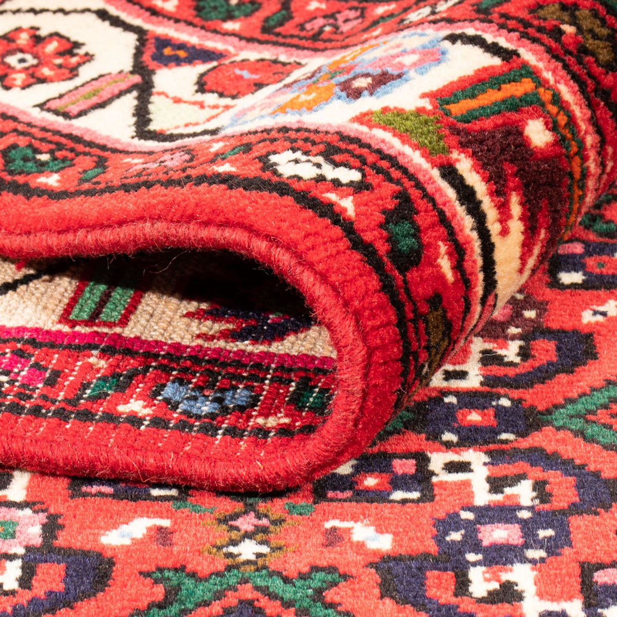 Perski dywan - Nomadyczny - 198 x 153 cm - czerwony