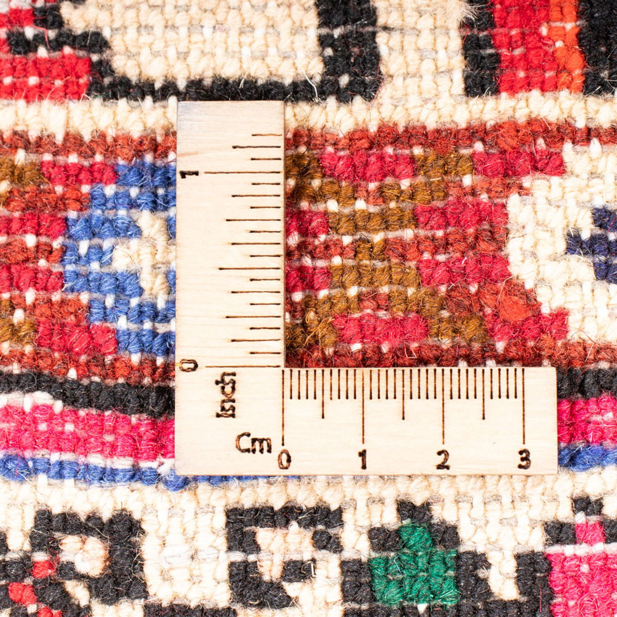 Perski dywan - Nomadyczny - 204 x 152 cm - czerwony