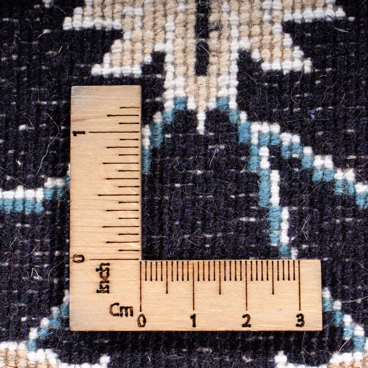 Dywan perski - Nain - 149 x 69 cm - ciemnoniebieski