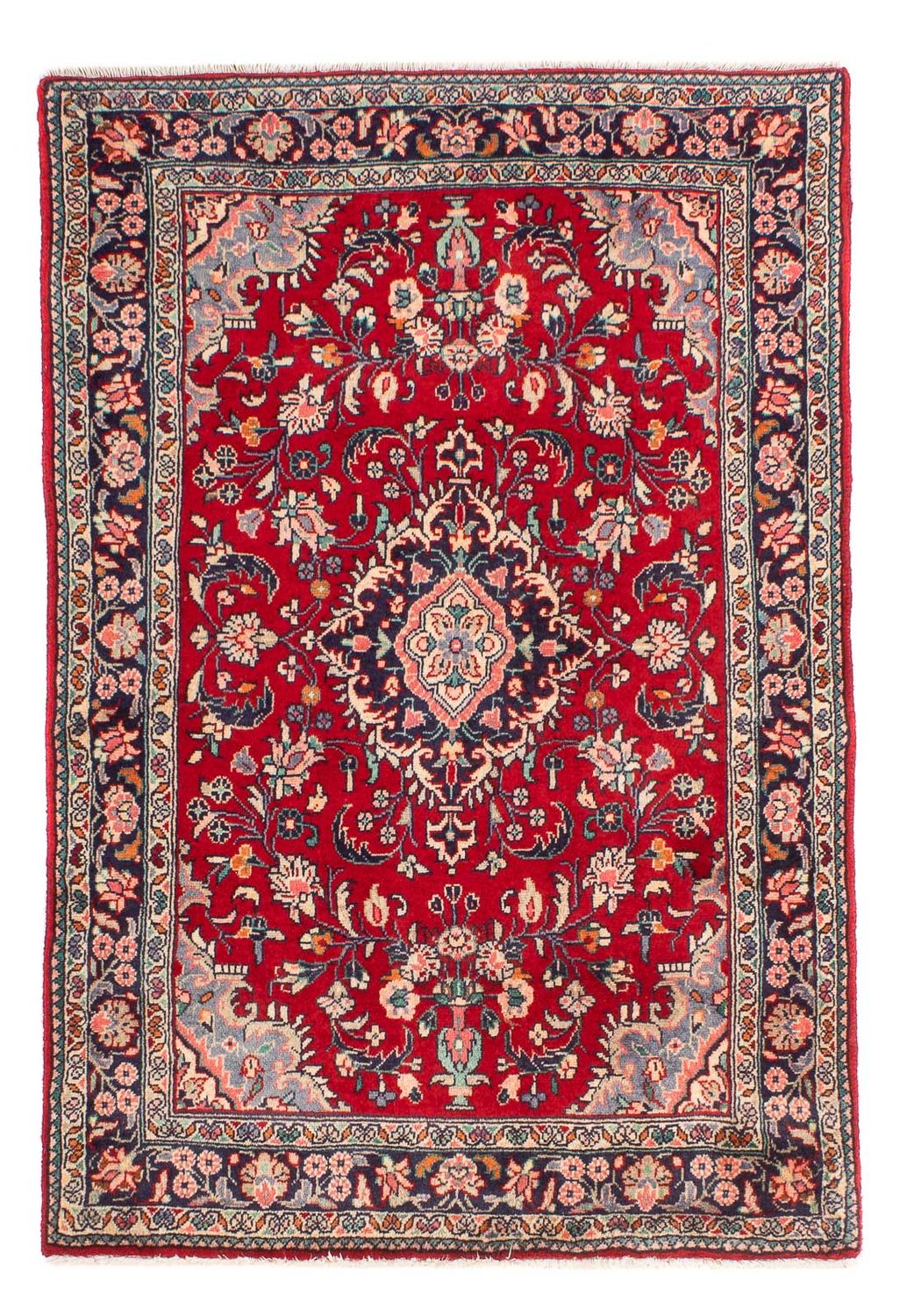 Perski dywan - Bijar - Royal - 125 x 81 cm - czerwony