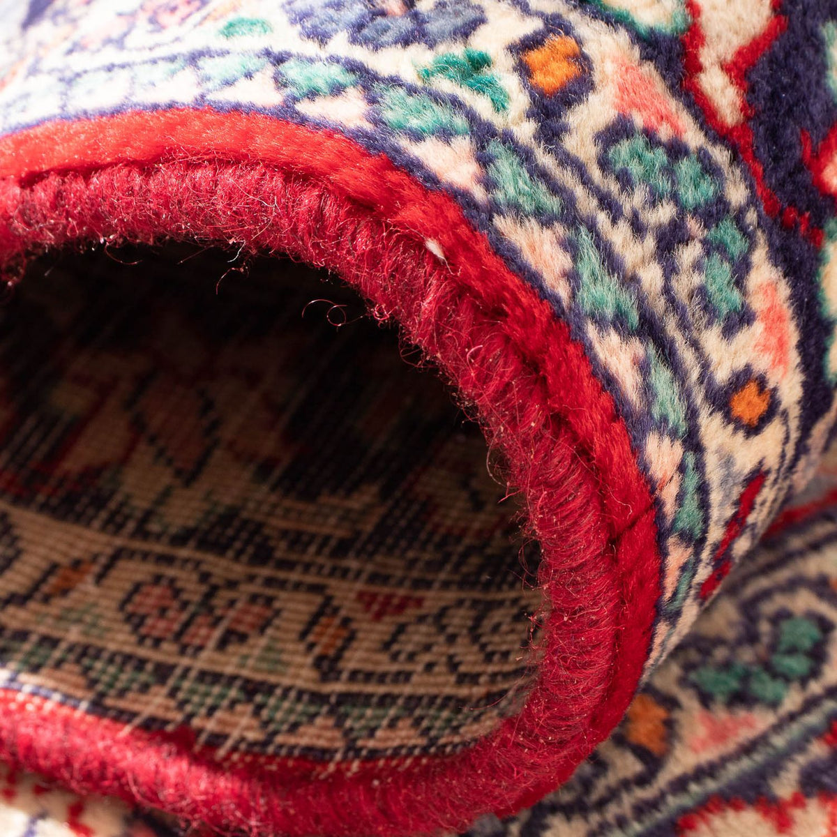 Perski dywan - Bijar - Royal - 125 x 81 cm - czerwony