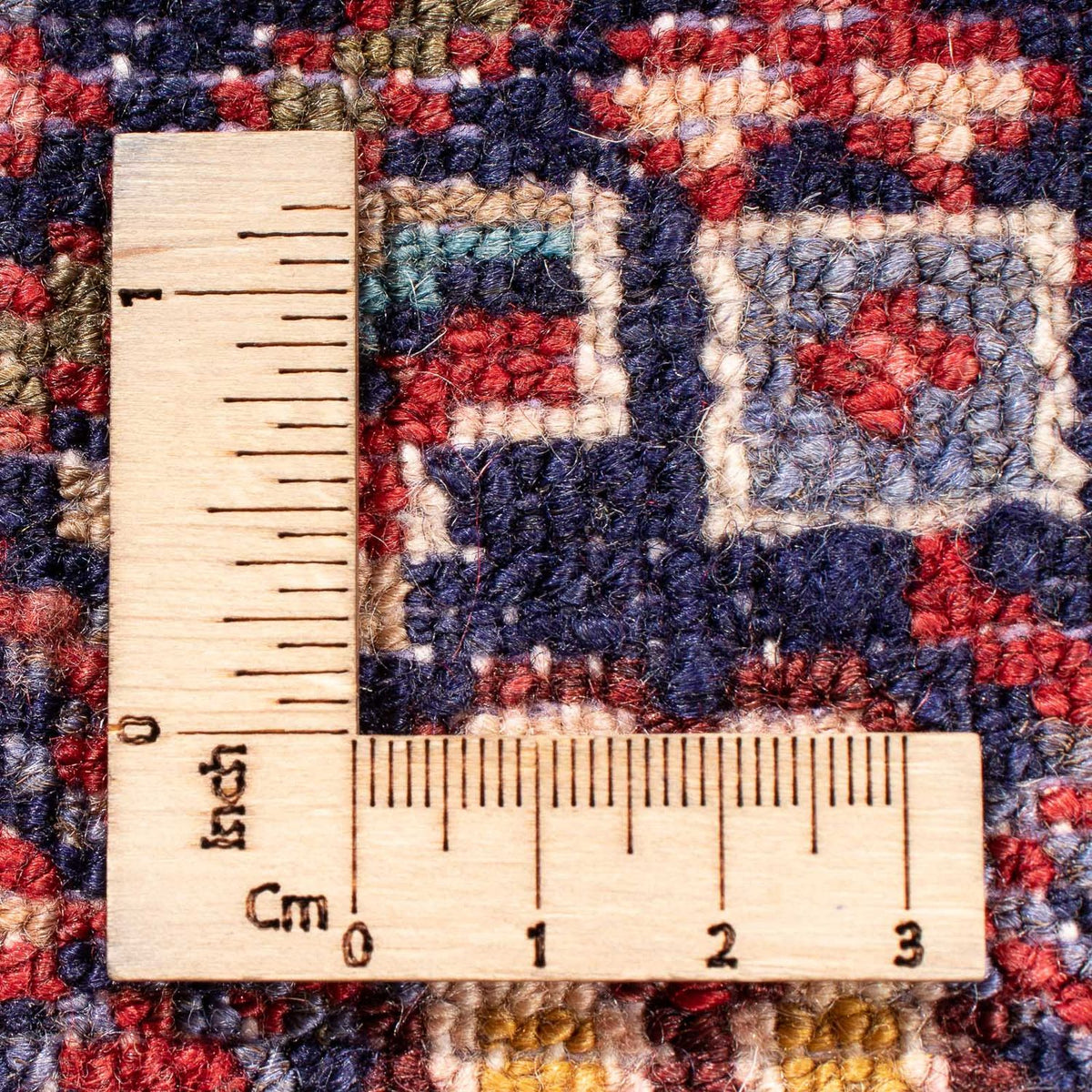 Perski dywan - Nomadyczny - 138 x 83 cm - ciemnoniebieski